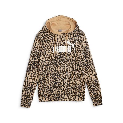 

Пуловер с капюшоном Puma Essentials Animal Print, женская бежевая повседневная верхняя одежда 67596, Бежевый