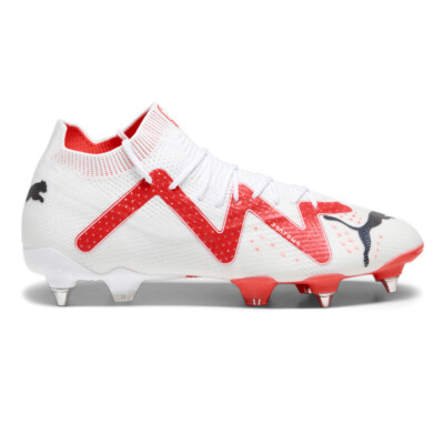 Футбольные бутсы Puma Future Ultimate Mxsg Мужские белые кроссовки Спортивная обувь 10735