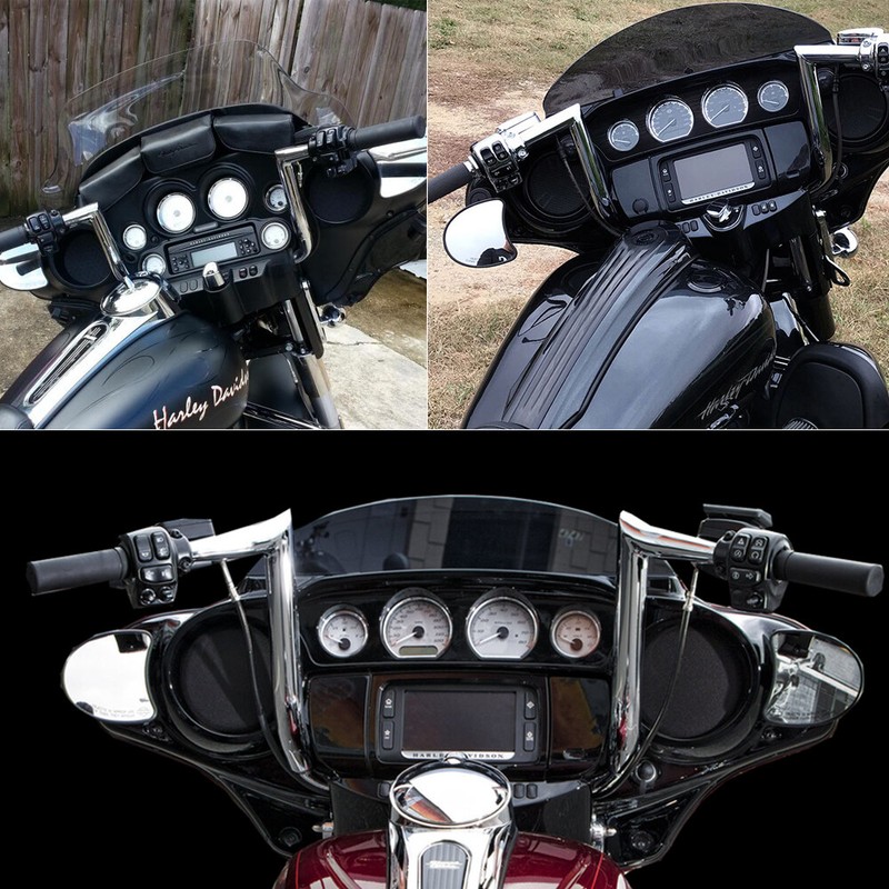 12'' 14" 16'' Rise Ape Hanger For Harley Touring Electra Glide Baggers