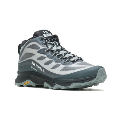 Pre-owned Merrell Shoes Men  Moab Speed Mid Gtx J500327 Graphite-grey In Multicolor