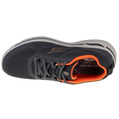 SKECHERS SHOES UNIVERSAL MEN SKECHERS GO WALK ARCH FIT 216116CCOR ORANGE-GRAPHITE