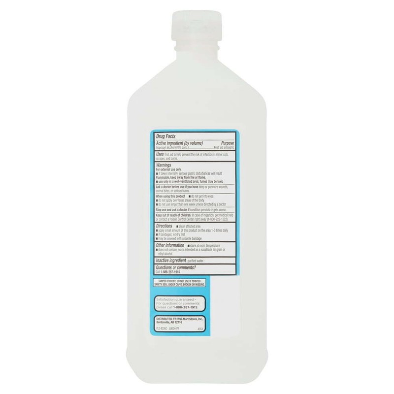 Equate 70% Isopropyl Alcohol Antiseptic, 32 Fl Oz