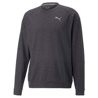

Puma Train Cloudspun Crew Neck Long Sleeve Athletic T-Shirt Mens Black Casual To, Черный, Puma Train Cloudspun Crew Neck Long Sleeve Athletic T-Shirt