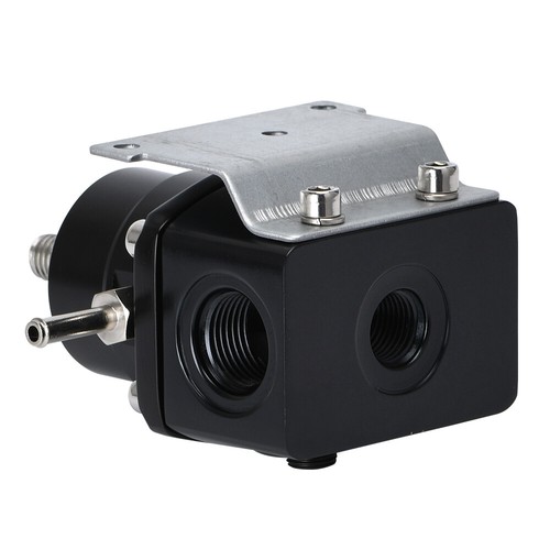 PQY Adjustable Efi Fuel Pressure Regulator Bypass Gauge 8AN Fitting Injected 6AN