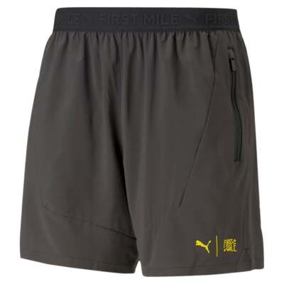 

Puma First Mile X Woven 5 Shorts Мужские черные повседневные спортивные штаны 52323201, Черный, Puma First Mile X Woven 5" Shorts