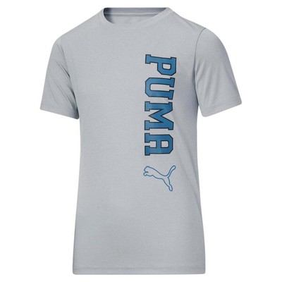

Футболка с круглым вырезом и короткими рукавами Puma Athletics Club Performance с графическим принтом для мальчиков, Grey, Puma Athletics Club Performance Graphic Crew Neck Short Sleeve T-