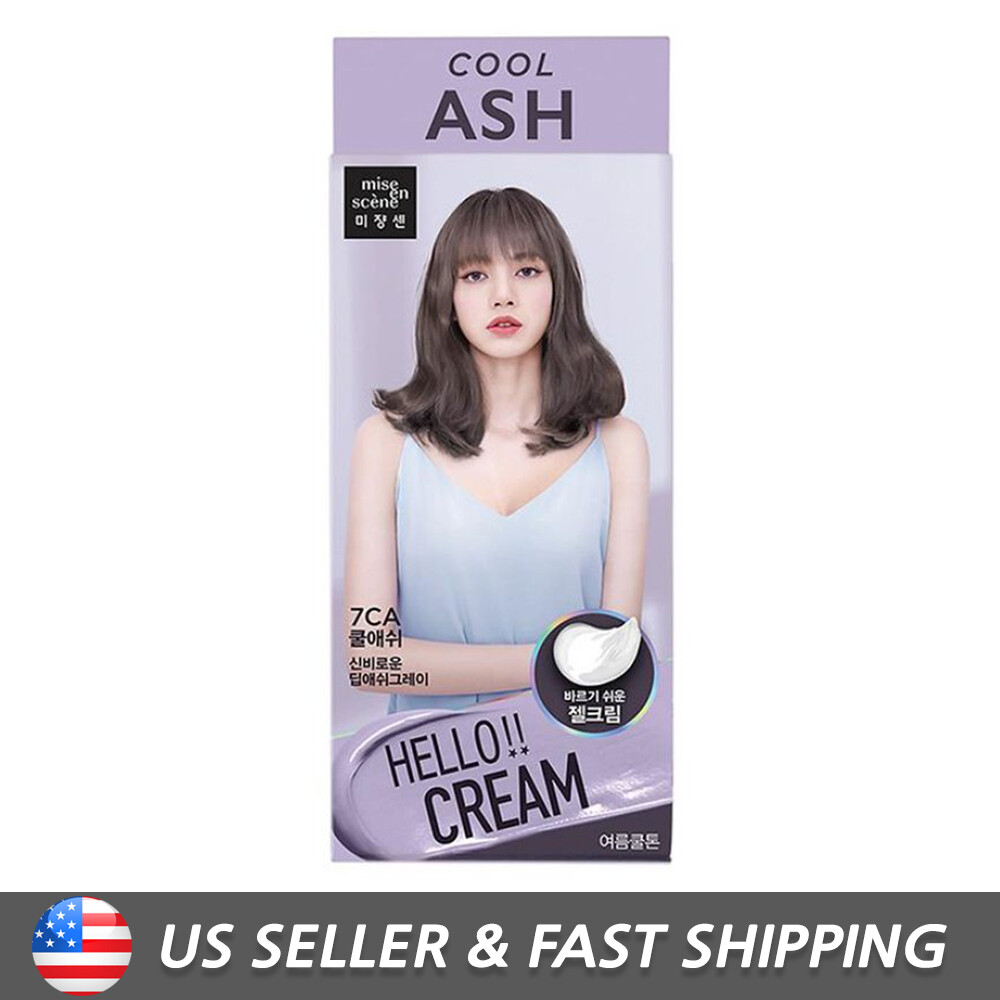 Краска для волос Miseenscene Hello Cream Color Easy Self Self - 7CA Cool Ash