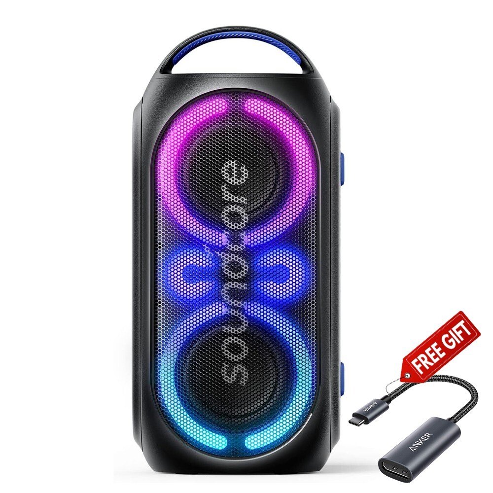 Soundcore Rave Party 2 Portable Speaker 120W Stereo LED Show for Camping/Party