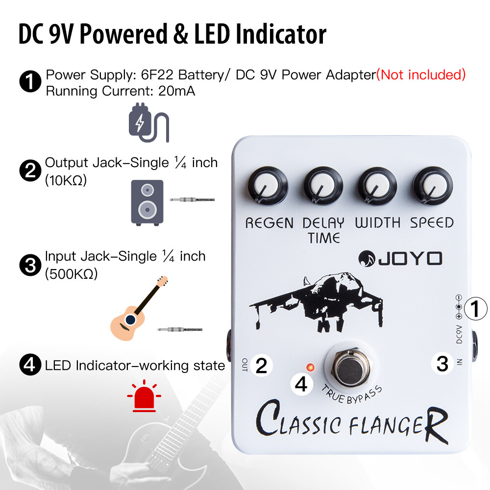 JOY　同梱4点 JOYO Line Selector Guitar Pedals 6 Mode Switch 2 Effect Loop