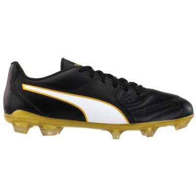 

Футбольные бутсы Puma Capitano Ii с твердым покрытием мужские черные кроссовки спортивная обувь 10, Черный, Puma Capitano Ii Firm Ground Soccer Cleats