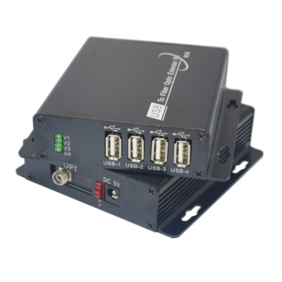 USB Extenders 1 in 4 out ,USB2.0 data over Fiber optic Media Converters up 250m