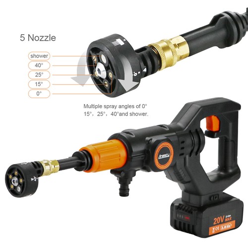 Akku Hochdruckreiniger Mobiler Druckreiniger Spritzpistole 20 V / 3,0 Ah Li-Ion