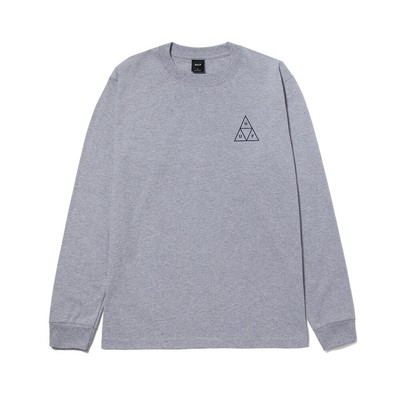 

HUF Set Triple Triangle Lifestyle Футболка Мужская вересково-серая, Grey, HUF Set Triple Triangle Lifestyle T-Shirt