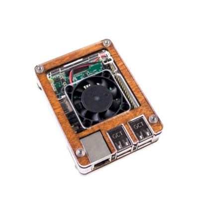 Zebra Classic Interior Fan Case   Raspberry Pi 3 B+ ~ Color Options