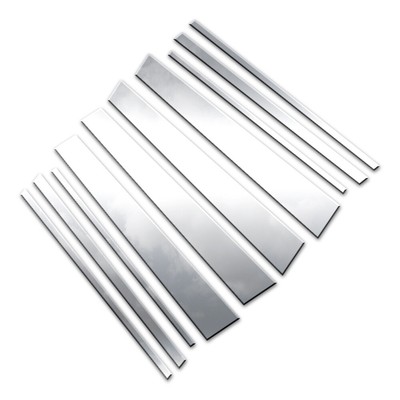 Auto Reflections Stainless Pillar Post Covers fit for 2019-2022 Lexus GX [10pc]