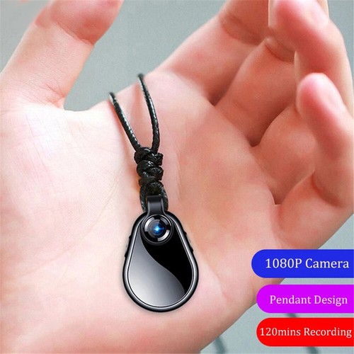 HD 1080P Small Wearable Mini Camera Video Voice Recorder Necklace Pendant Cam DV
