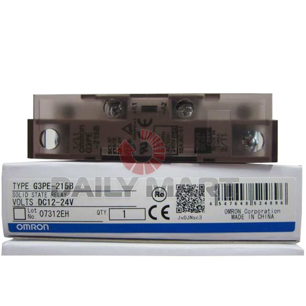 New in Box Omron G3PE215B Solid State Relay Contactors for Heaters 12