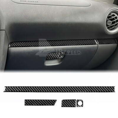 Carbon Fiber Front Dashboard Carbon Fiber Sticker For Subaru Impreza Sti 02-2004