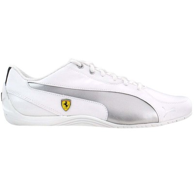 

Кроссовки Puma Scuderia Ferrari Drift Cat 5 Nm Mens Size  D Casual 306471-03, Silver;white, Puma Scuderia Ferrari Drift Cat 5 Nm