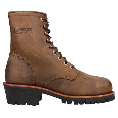 Chippewa Classic 2.0 Logger 8-дюймовый электрический стальной Toe Work Mens Brown Work Sa