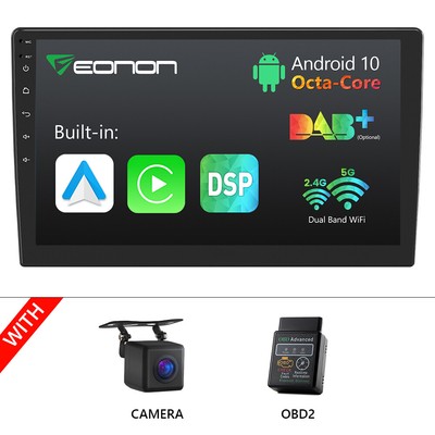 CAM+OBD+Android 10 2 Din 10.1