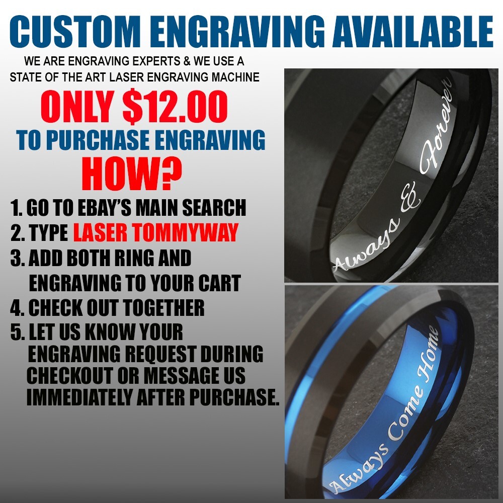 Tungsten Carbide Black or Silver Moss Agate Deer Antler Whiskey Barrel Band Ring