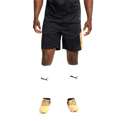

Футбольные шорты Puma Individualfinal Training Мужские черные повседневные спортивные штаны 6, Черный, Puma Individualfinal Training Soccer Shorts