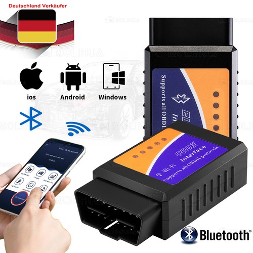 OBD2 ELM327 Bluetooth WIFI Profi Diagnosegerät für PKW LKW Auto Tester Scanner