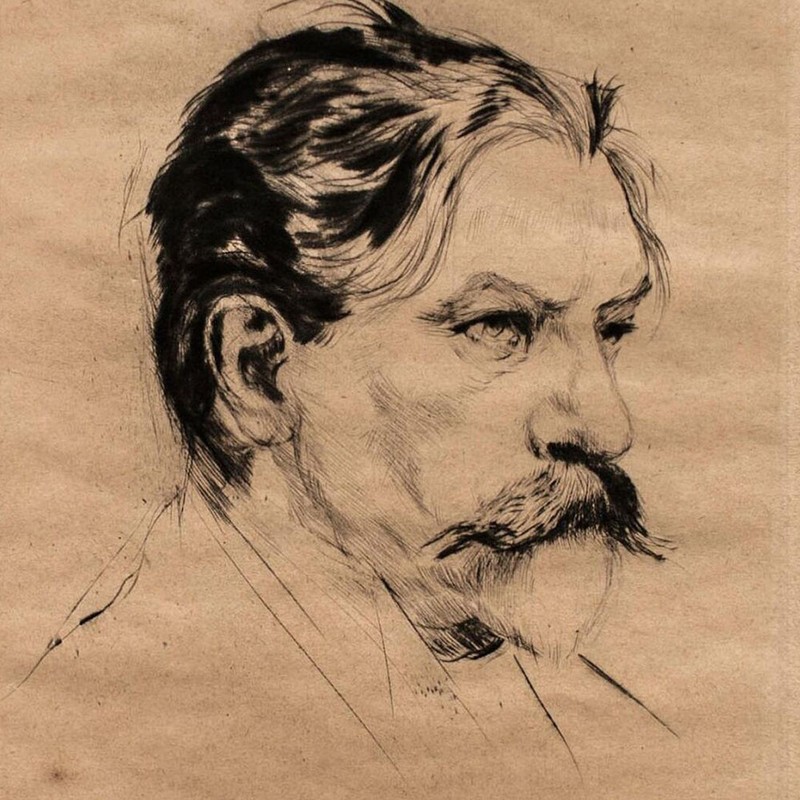 Ernst Oppler PortrÃ¤T Arthur Nikisch Dirigent Ungarn Signiert Radierung 87/150