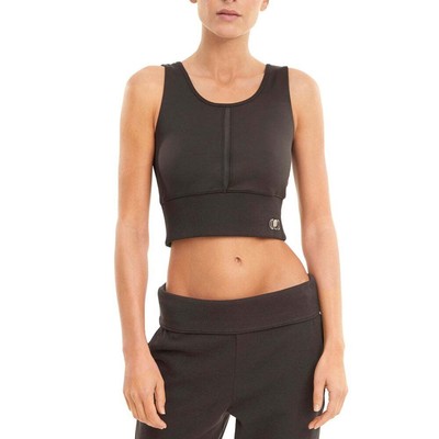 

Puma Exhale Training Crop Top Женские черные повседневные топы 520063-88, Черный