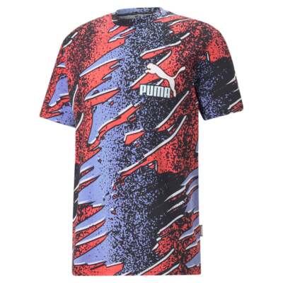 

Puma Fandom Aop Футболка с круглым вырезом и короткими рукавами Мужские фиолетовые повседневные топы 53714623, Фиолетовый, Puma Fandom Aop Crew Neck Short Sleeve T-Shirt