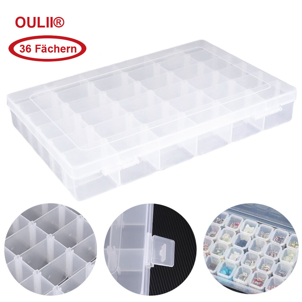 clear plastic organizer box