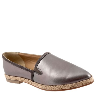 

Женские слипоны Trotters Estelle 10,5 C/D США - Олово, Pewter