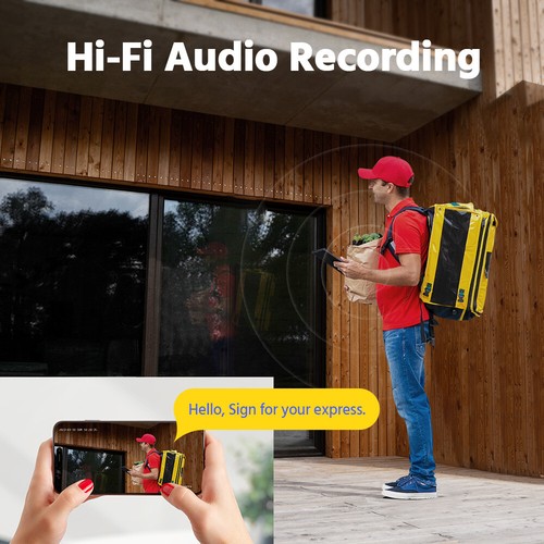 ANNKE 12MP 8CH NVR 4K POE Audio Security Camera System Outdoor Color Night IP67