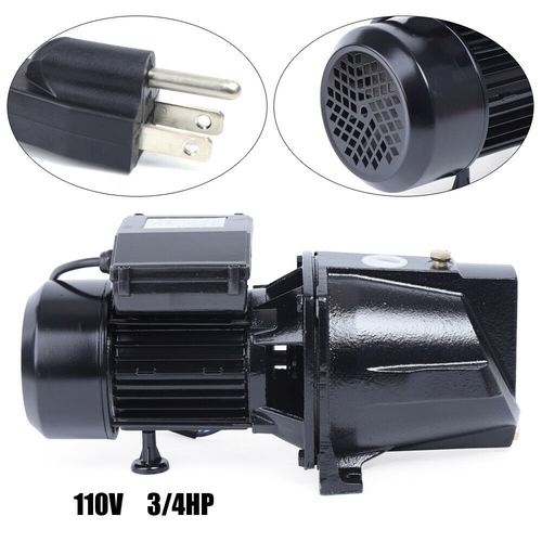 0.75HP Water Jet Pump Shallow Well Fountain Garden Lawn Sprinkler System Pump US