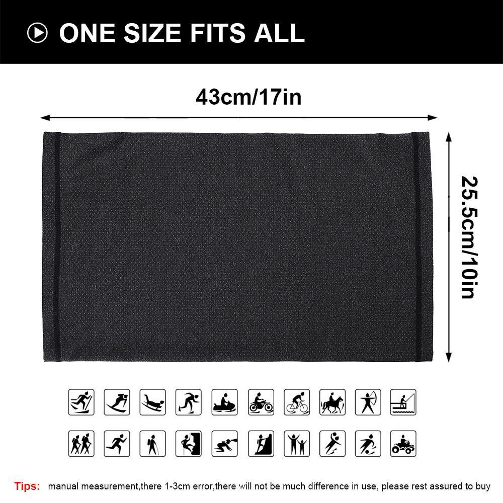 Neck Gaiter Bandana Face Mask Sun Cooling Scarf Gator Cover Head for Men Women