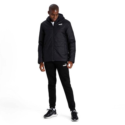 

Puma Essentials Padded Full Zip Jacket Mens Size  Повседневная спортивная верхняя одежда, Черный, Puma Essentials Padded Full Zip Jacket