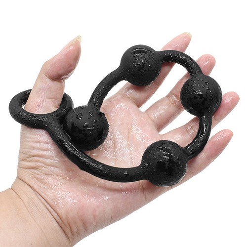 Anal Chain Plug Unisex Large Big Silicone Beads Play Pull Ring Ball Men Women US
