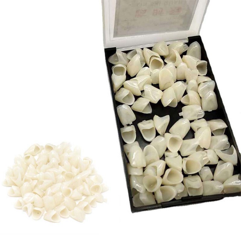50/70Pcs Temporary Teeth Crowns Resin Posteriors Anterior Molar Tooth Cap