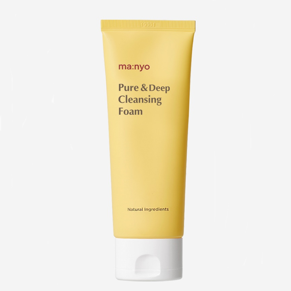 [Ma:nyo] Pure&Deep Cleansing Foam, 100 мл. Manyo Pure Deep Cleansing Foam (100ml). Ma:nyo Factory / увлажняющая и мягкая пенка Manyo Pure&Deep Cleansing Foam (100ml). Manyo Factory Pure and Deep Cleansing Foam 20ml. Manyo peeling gel