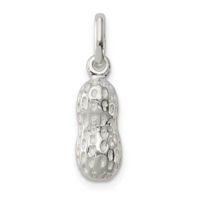 Silver peanut charm sale