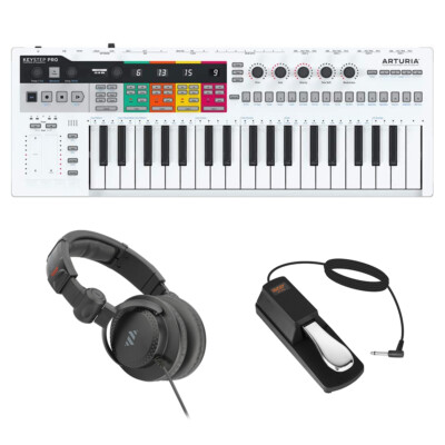 Arturia KeyStep Pro 37-key Controller w/ Headphones & Sustain Pedal