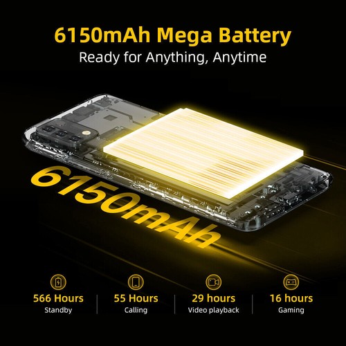 UMIDIGI Power 5 6.53'' Android 6150mAh 4GB+128GB Octa Core Unlocked Smartphone