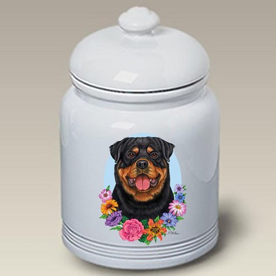 Rottweiler Ceramic Treat Jar TP 47002