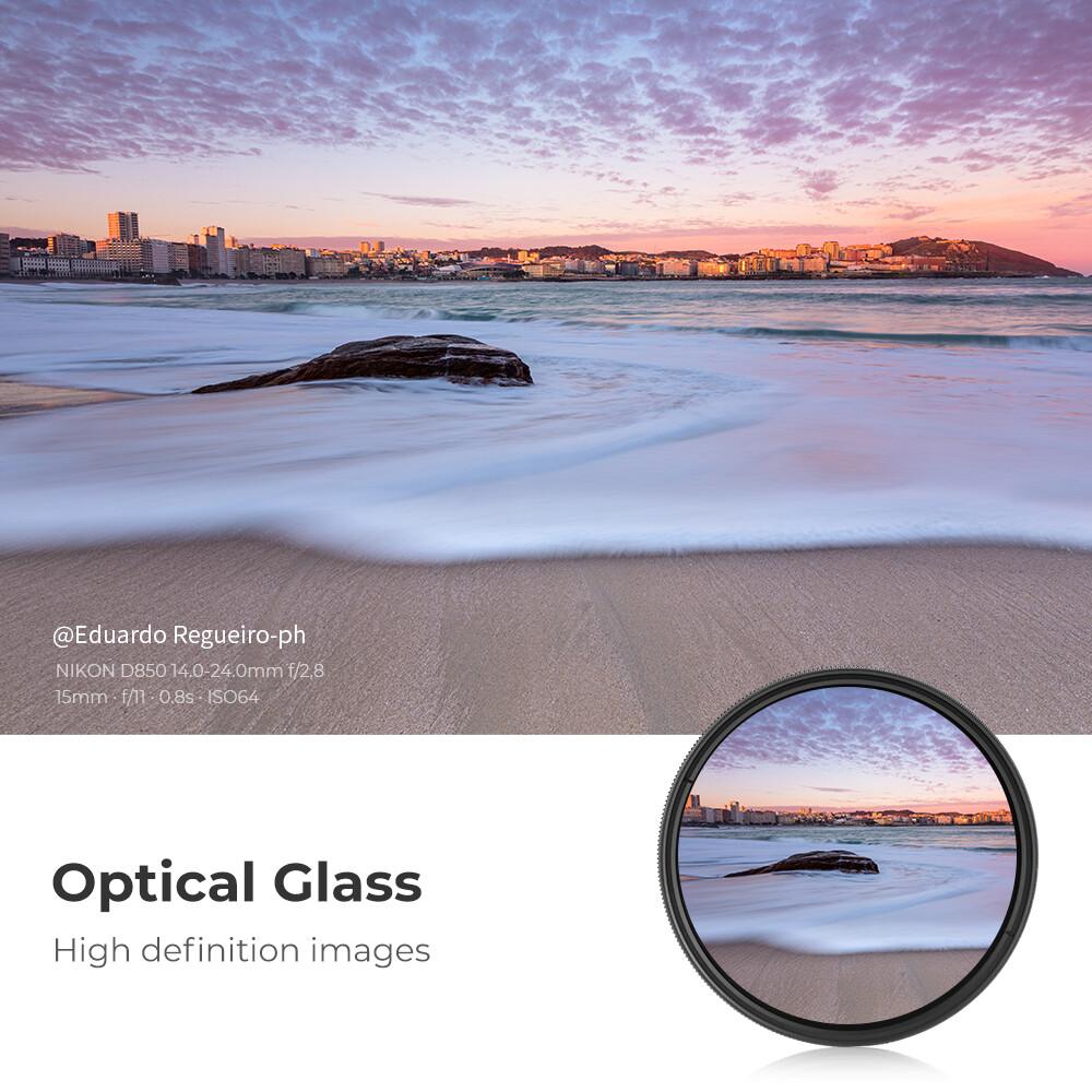 K&F Concept Filter Neutral Density ND 2-400 49/52/55/58/62/67/77/82mm fader DSLR