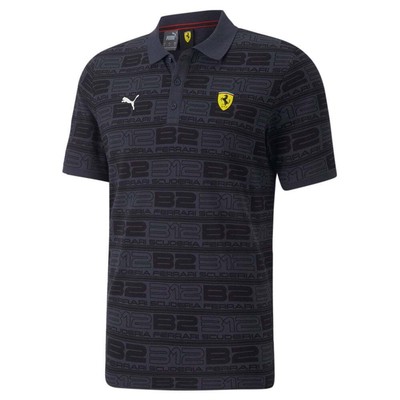 

Рубашка поло с коротким рукавом Puma Sf Race GraphicAop мужская черная повседневная 53584408, Черный, Puma Sf Race GraphicAop Short Sleeve Polo Shirt