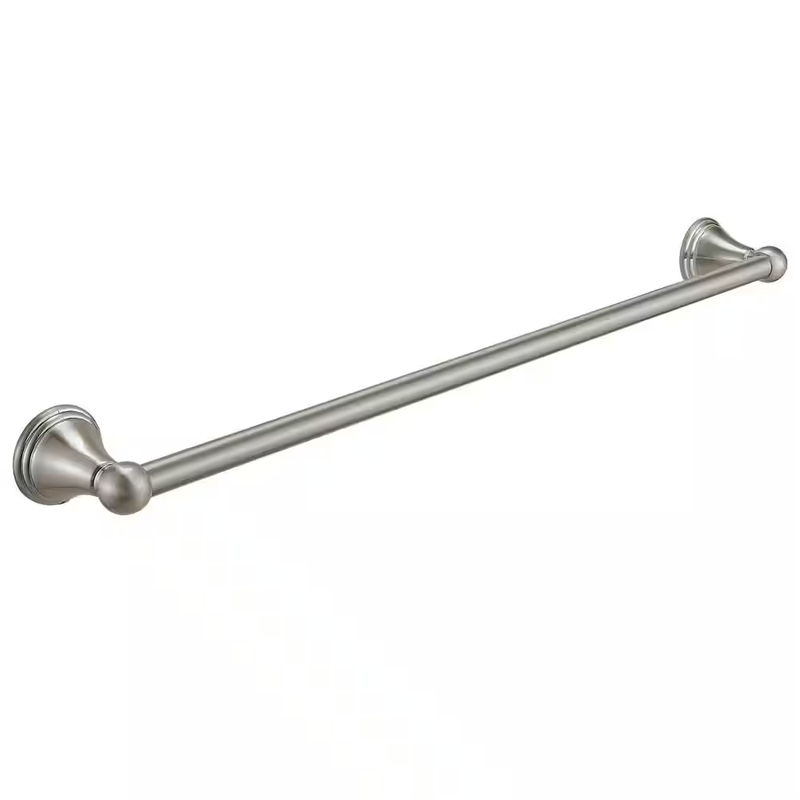 BWE Towel Bar Bathroom 24 Inch Wall Mounted Brushed Nickel Towel Rack Holder