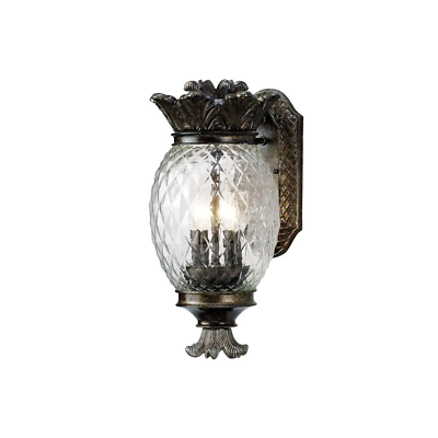 Pineapple outdoor top wall light