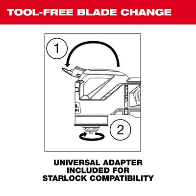 Milwaukee 2836-21 M18 FUEL 18V Cordless Li-Ion Oscillating Multi Tool Kit