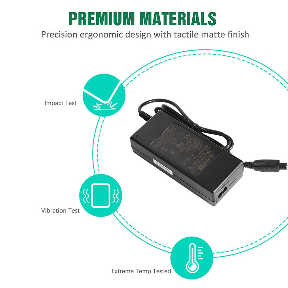 42V 3-Prong Scooter Charger For 36V Lithium Battery Skateboard Balance Board 2A